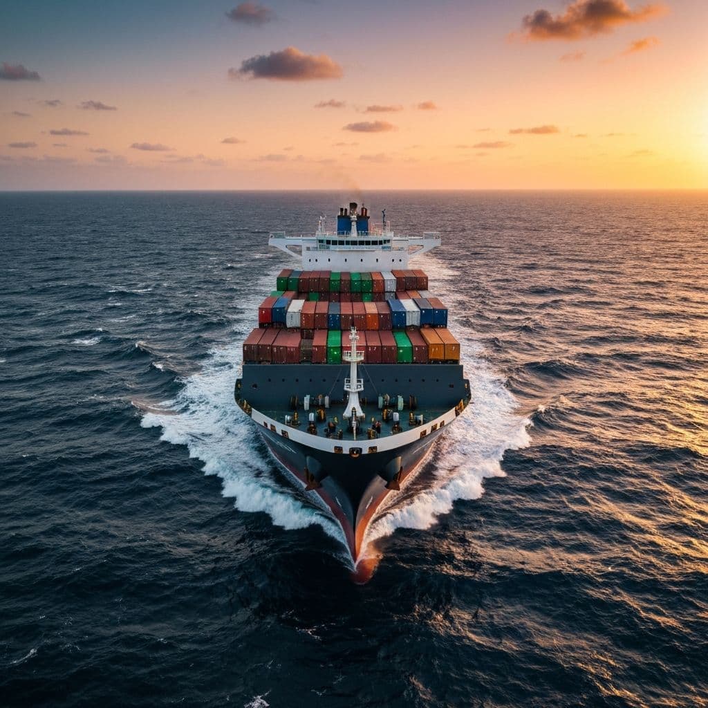 Buque de carga en puerto - Technical Maritime Bureau